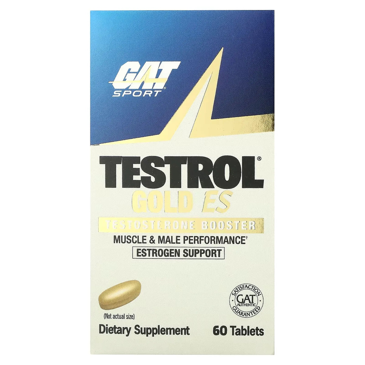 GAT Testrol Gold ES, Testosterone Booster, 60 Tablets