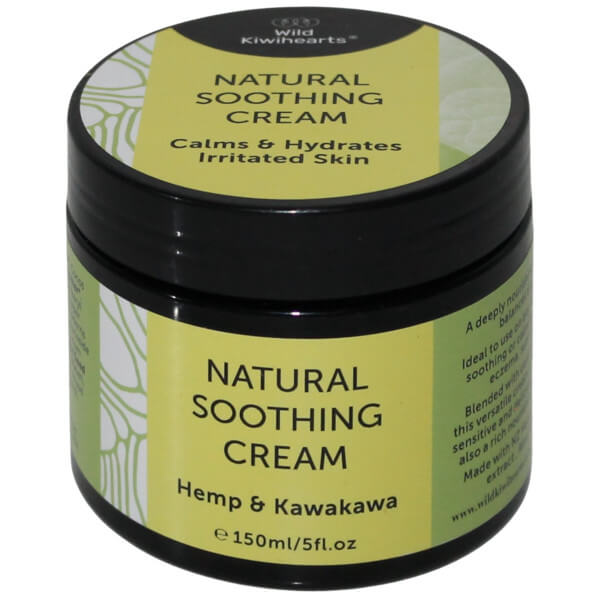 Wild Kiwihearts Hemp &amp; Kawakawa Soothing Cream 150ml