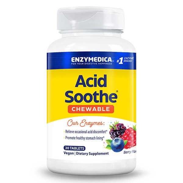 Enzymedica Acid Soothe 30 Chewables