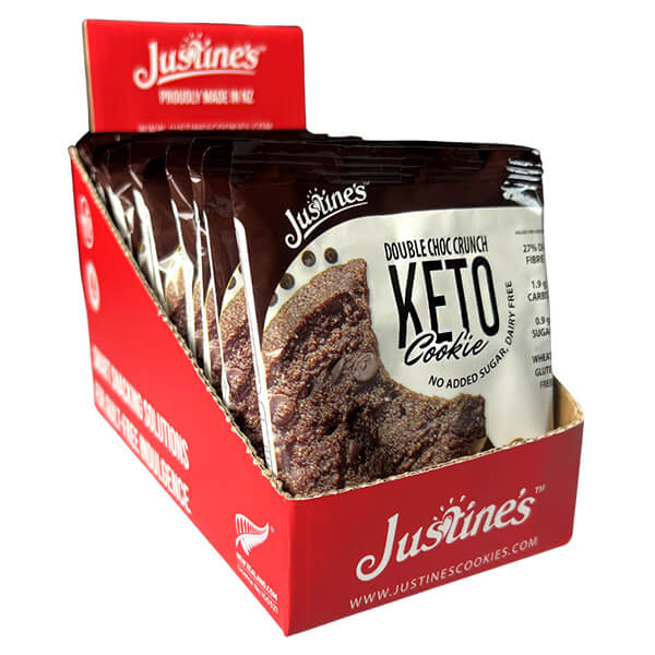 Justine&#39;s Keto Crunch Cookies 40g x12