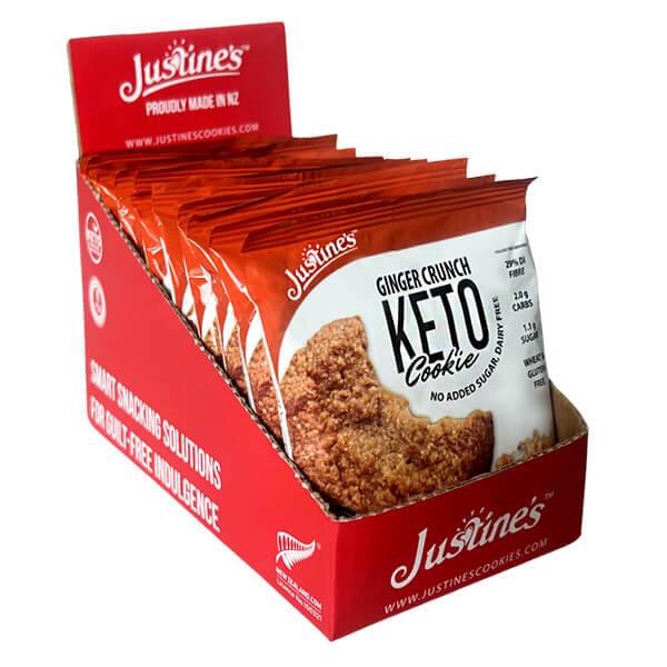 Justine&#39;s Keto Crunch Cookies 40g x12