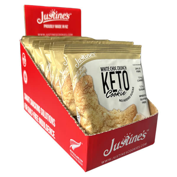 Justine&#39;s Keto Crunch Cookies 40g x12