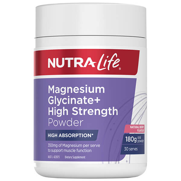 Nutralife Magnesium Glycinate+ High Strength 180g