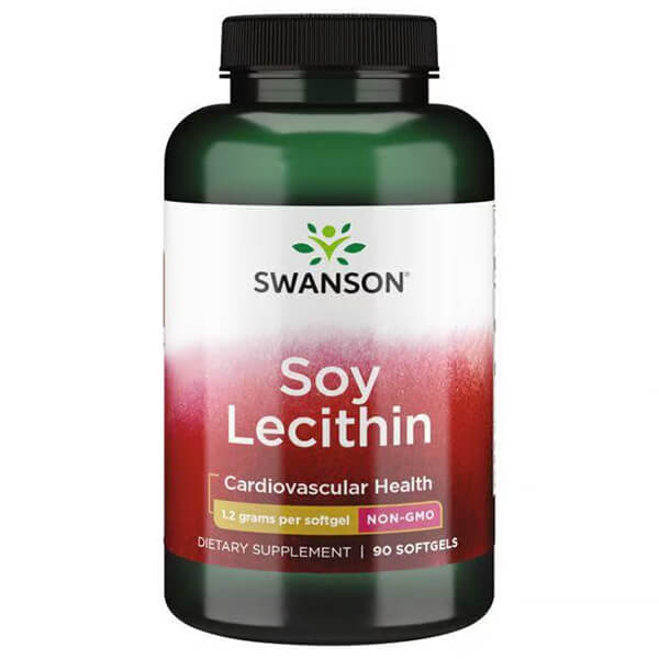 Swanson Soy Lecithin 1200mg 90 Softgels