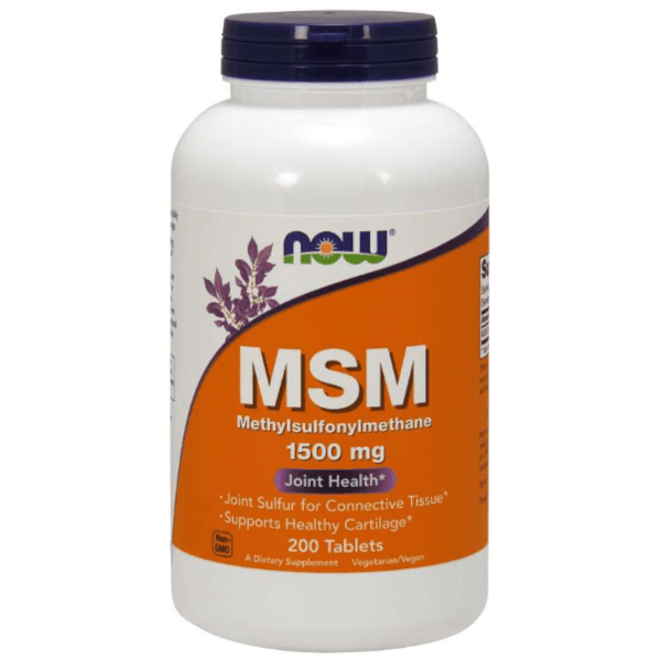 Now Foods MSM 1500mg 200 Tabs